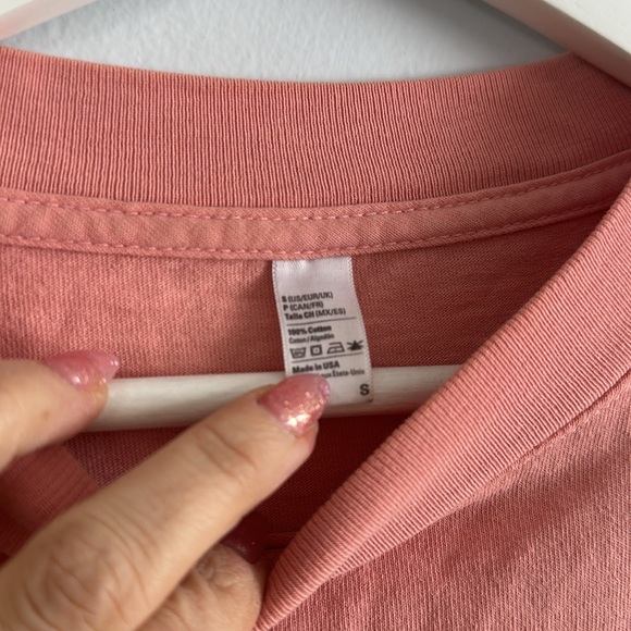 Orange/peach/salmon HVYD t shirt - Picture 3 of 5